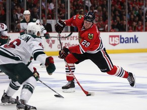 Die grosse Figur für die Blackhawks im Spiel 2:&nbsp;Bryan Bickell.