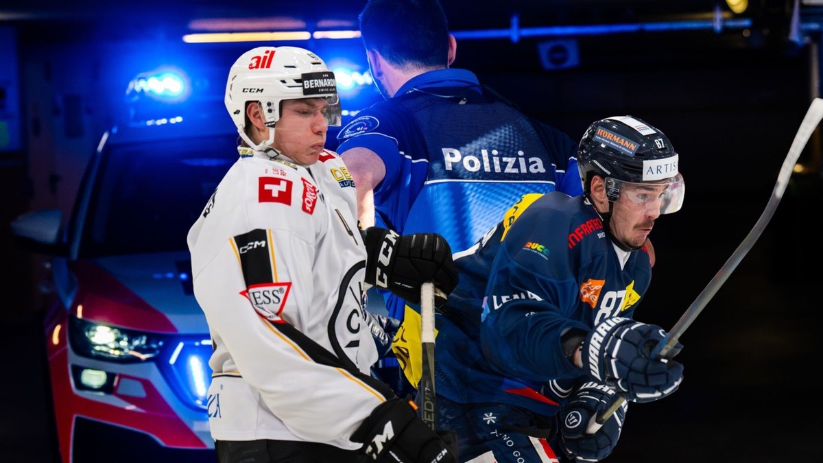 La rencontre Ambri-Lugano a dégénéré vendredi soir.