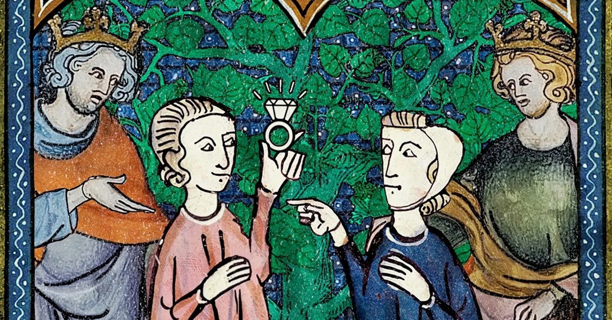 Königli­che Verlobung auf dem Lindenhof