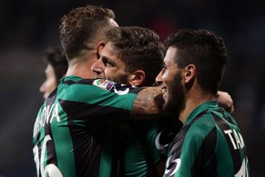Sassuolo's Spieler dürfen jubeln.