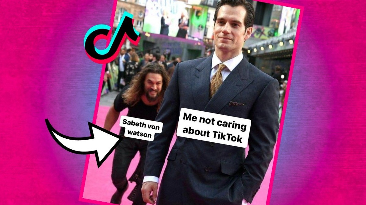 Sabeth TikTok Meme Aquaman und Superman