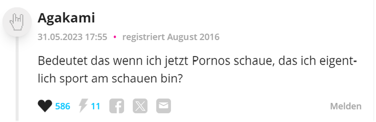 Kommentare zu den Sex-Weltmeisterschaften in Schweden.