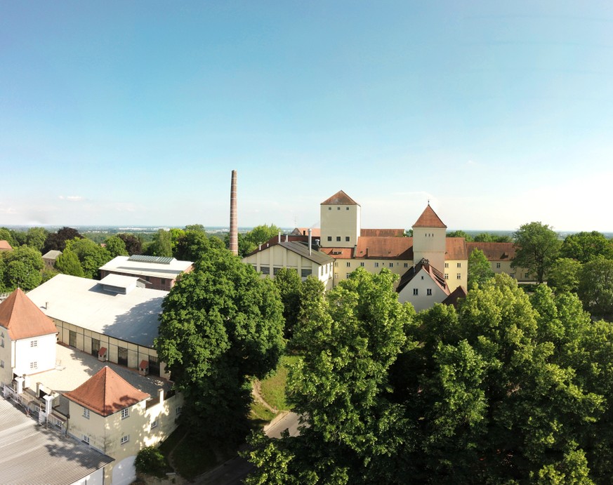 Bayrische Staatsbrauerei in den ehemaligen Gebäuden des Klosters Weihenstephan in Bayern.