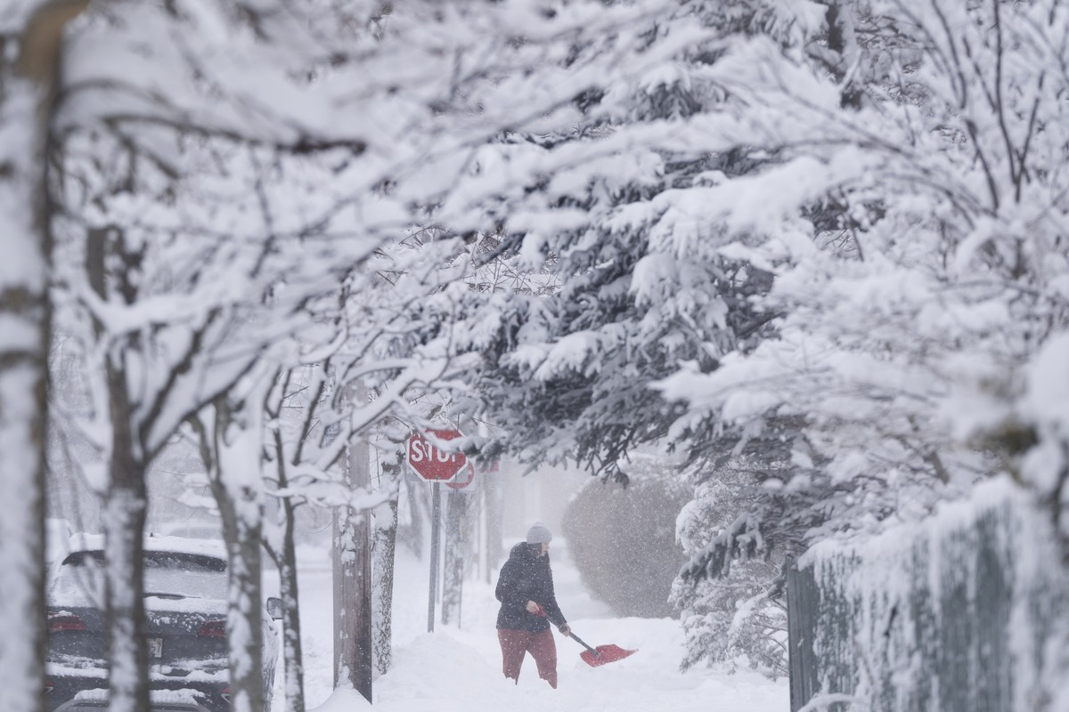 Une tempête de neige historique s'est abattue sur le Canada ces derniers jours.