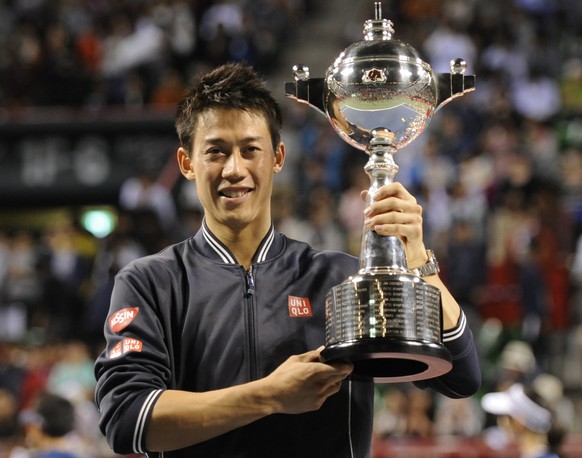 Der US-Open-Finalist Nishikori triumphiert in Tokio.