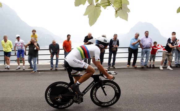 Im Zeitfahren war Fabian Cancellara schon vier Mal Weltmeister. Sein grosser Traum ist es, auch im Strassenrennen zu triumphieren.