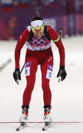 Selina Gasparin vergab mit dem letzten Schuss im Stehendanschlag eine mögliche Medaille.