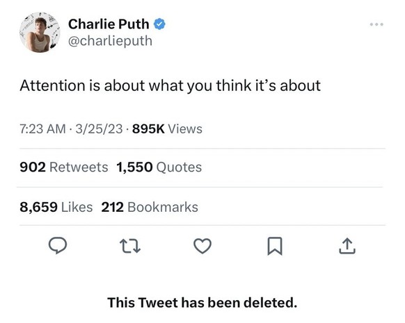 Charlie Puth provozierte mit einem Tweet.