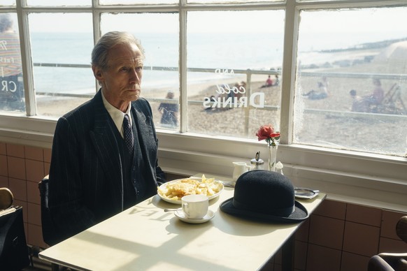 This image released by Sony Pictures Classics shows Bill Nighy in a scene from &quot;Living.&quot; (Ross Ferguson/Sony Pictures Classics via AP)