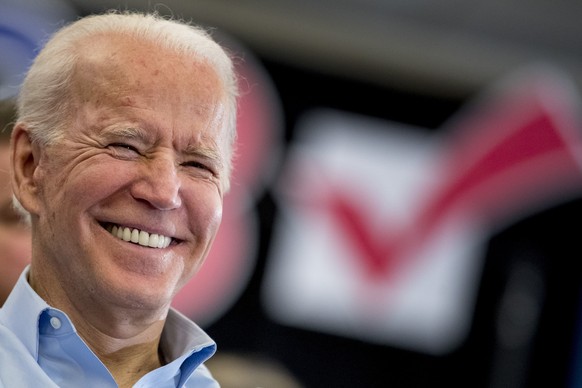 Hat gut lachen: Joe Biden