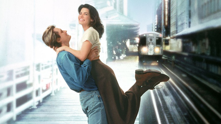 Bill Pullman mit Sandra Bullock in «While You Were Sleeping», 1995.