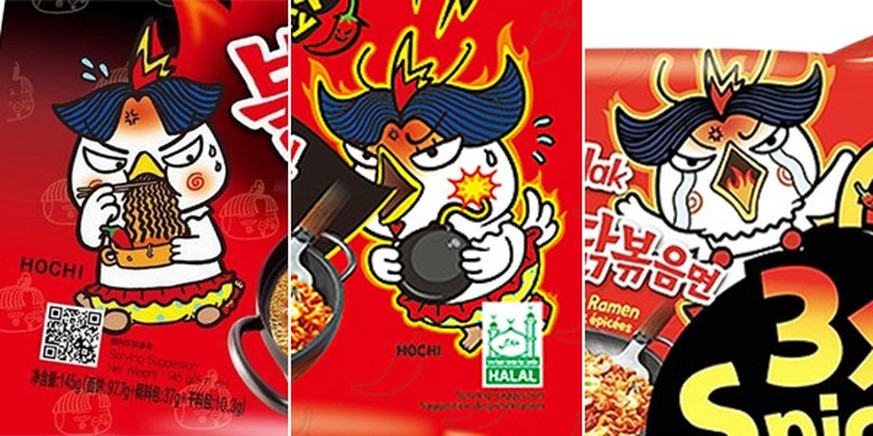 buldak hot chicken flavor ramen instant nudeln korea spicy food essen