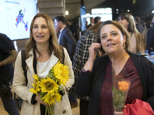 Sollten Adèle Thorens (Grüne, l.) und Ada Marra (SP, r.) am Sonntag gewinnen, wäre der Kanton Waadt erstmals mit zwei Frauen im Ständerat vertreten. (Archivbild)