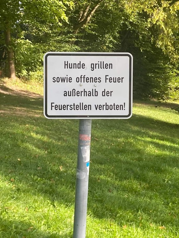 Hunde grillen verboten