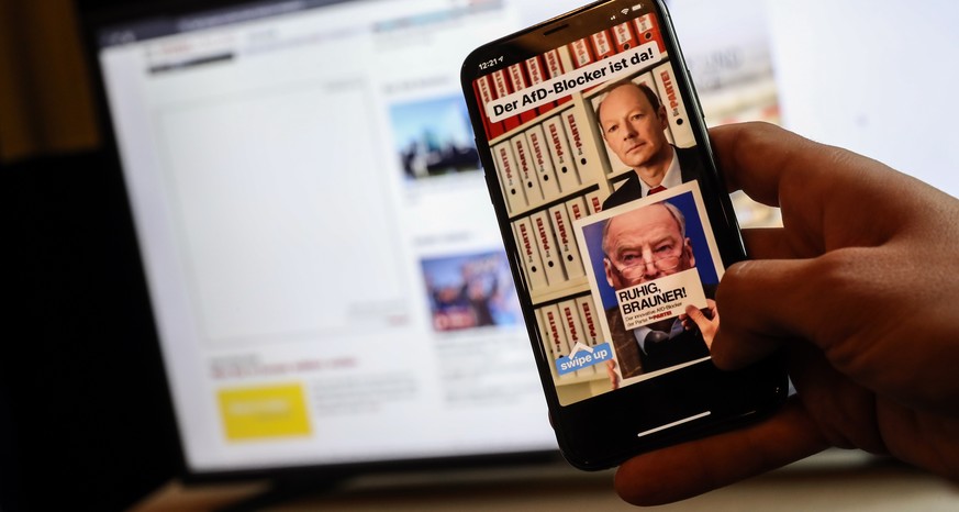 Jetzt kommt der «Ad-Blocker mit f dazwischen» – Satirepartei erfindet den AfD-Blocker
