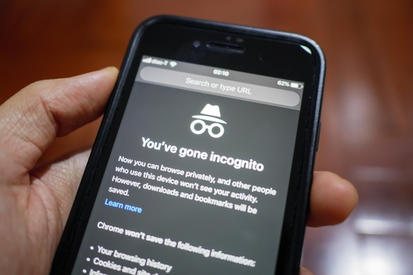 Die Bezeichnung «You've gone incognito» («Sie befinden sich jetzt im Inkognito-Modus») sei irreführend, sagen offenbar selbst Google-Mitarbeiter.