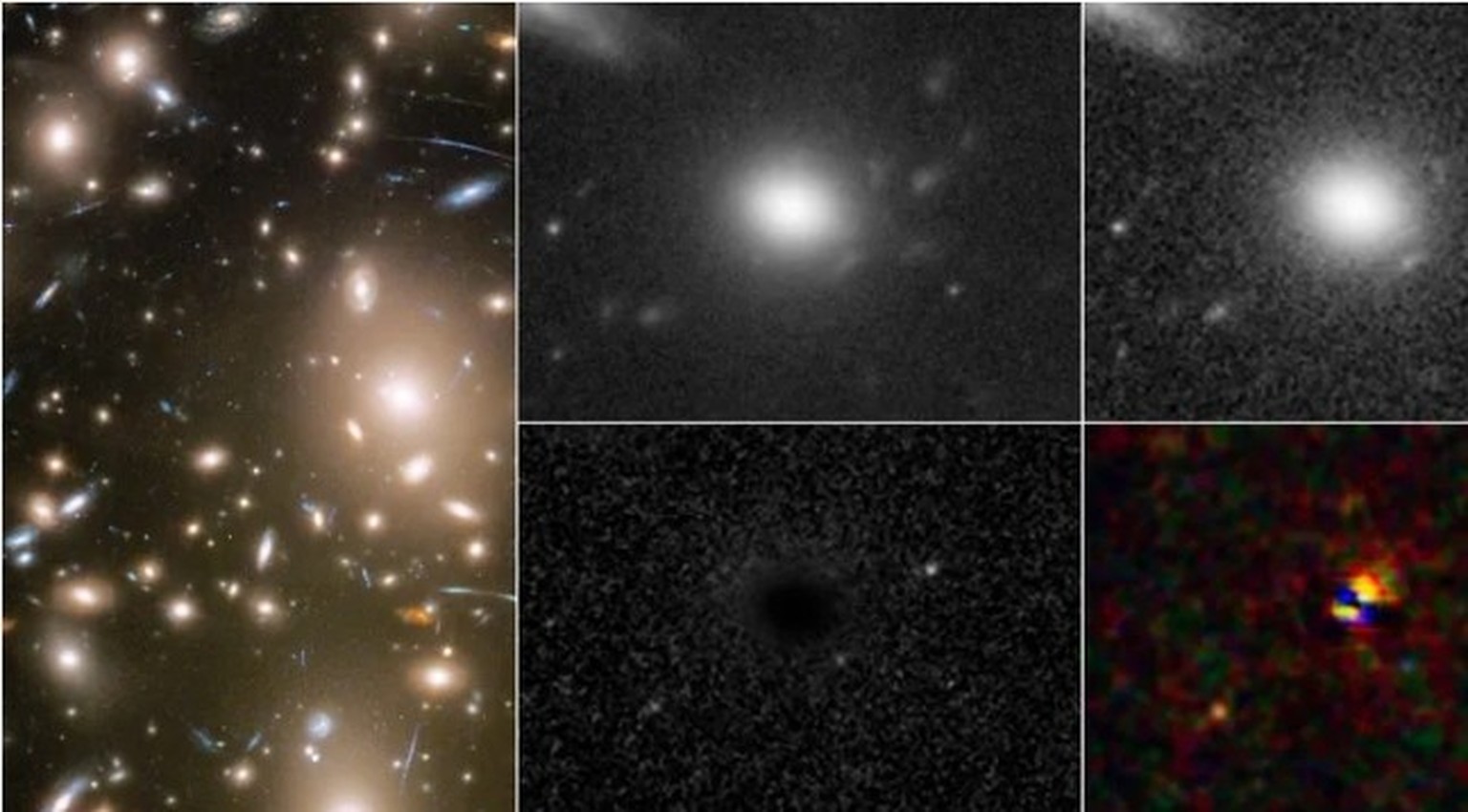Hubble-Aufnahmen einer Supernova: Die Bilder zeigen einen Stern wenige Stunden nach seiner Explosion.