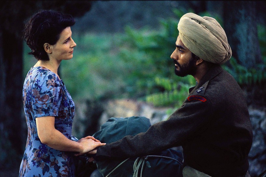 Juliette Binoche und Naveen Andrews in «The English Patient» 1996.