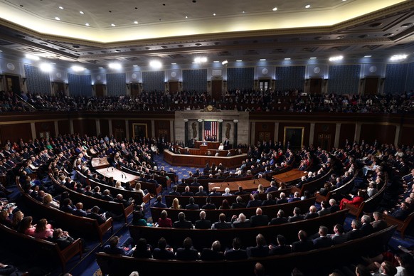 epa12920088 Britain's King Charles III during an address to a joint meeting of Congress in the US Capitol in Washington DC USA, 28 April 2026. King Charles III and Queen Camilla are visiting the  ...