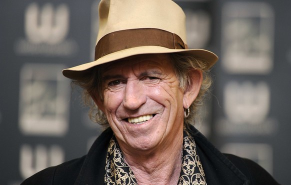 Keith Richards: Müdes Lächeln.&nbsp;