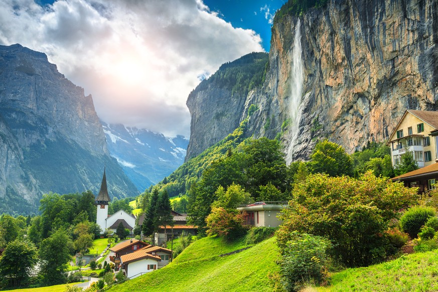 Staubbachfall Lauterbrunnen, Bild: Shutterstock