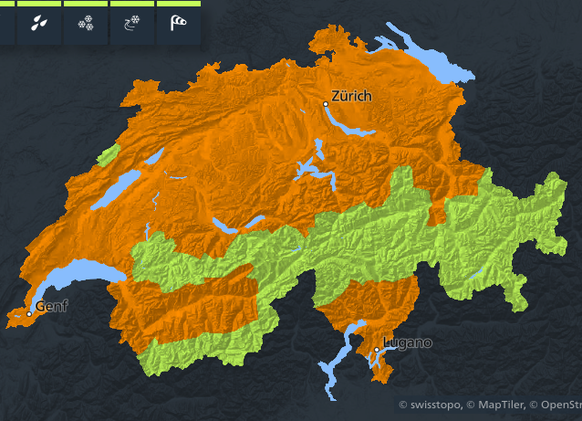 Meteo Schweiz hat die Hitzewarnung massiv ausgeweitet.