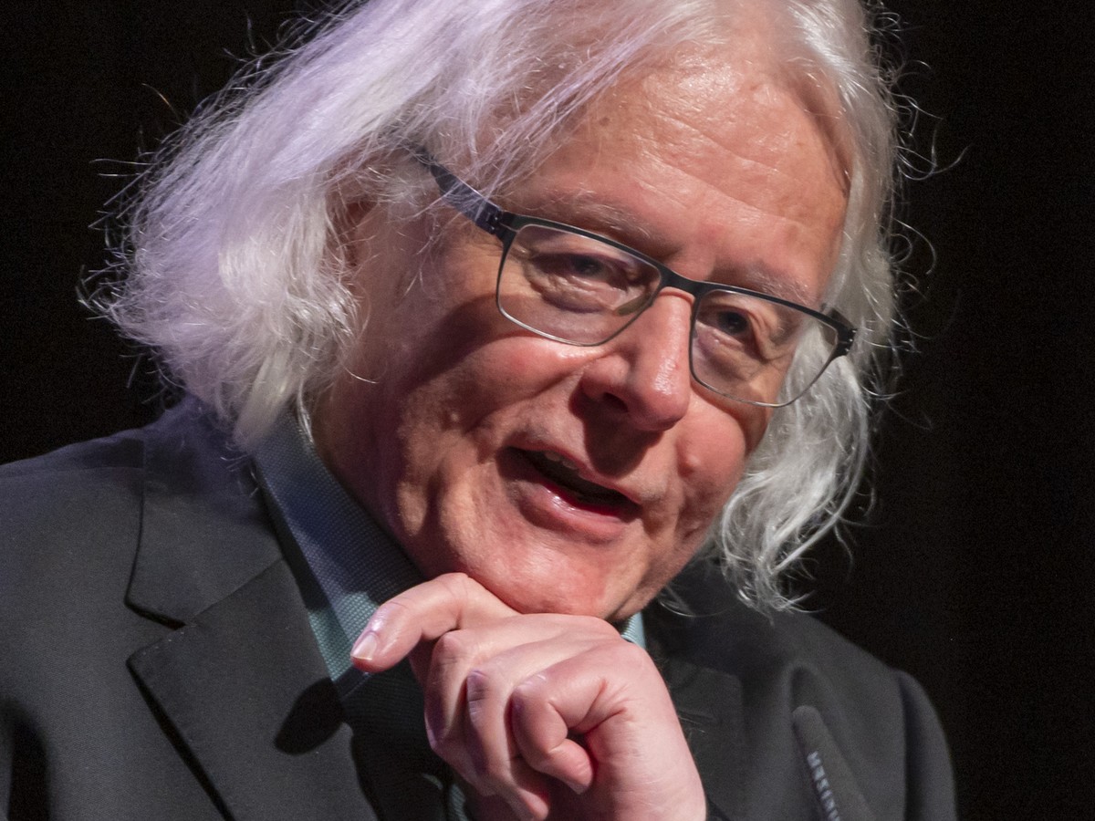 Peter Bodenmann, alt Praesident SP Schweiz und alt Nationalrat SP, an der Abschiedsfeier fuer Helmut Hubacher, dem ehemaligen Praesidenten und Nationalrat der SP, in Basel am Freitag, 25. September 20 ...