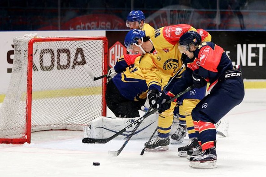 Der HCD (Marc Wieser) hatte gegen Djurgarden klar das Nachsehen.