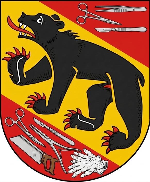 Berner Bär mit und ohne Penis