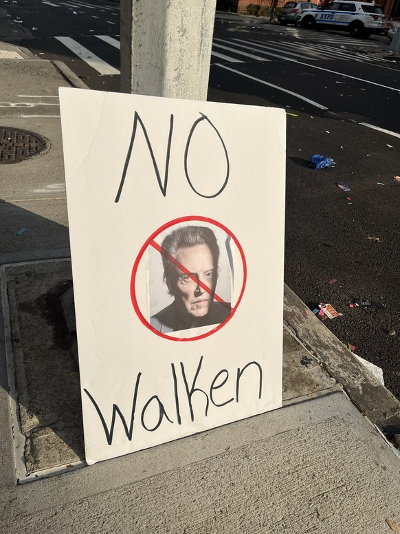 Signs at the New York Marathon