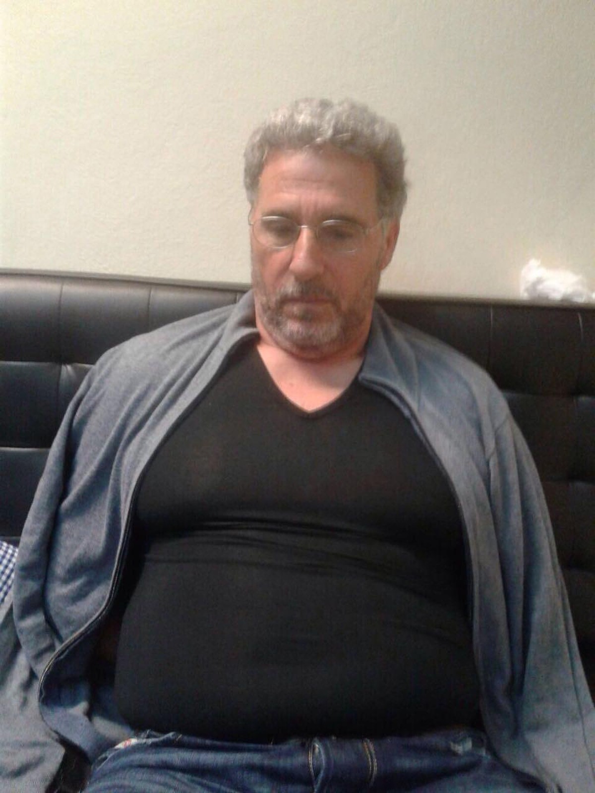epa06182610 A handout photo made available by the Italian police shows 'Ndrangheta boss Rocco Morabito pictured after his capture in Montevideo, Urugay, 04 September 2017. 'Ndrangheta boss R ...