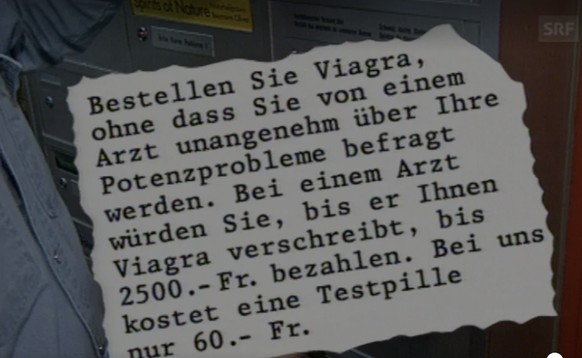 Der Viagra-Schwarzhandel Ende der 90er.