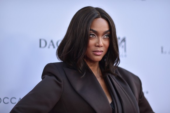 FILE - Tyra Banks arrives at an event, April 24, 2025, in Beverly Hills, Calif. (Photo by Richard Shotwell/Invision/AP, File)
Tyra Banks