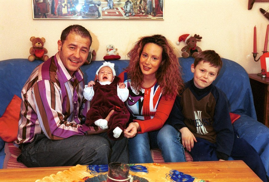 Willi Herren, Lebensgefährtin Mirella Fazzi, Tochter Allessia Milane, (1 Monat), , Sohn Stefano, (7 Jahre), Homestory, Köln, Kind, Baby, Familie, Vater, Mutter, Eltern, Bruder, Schwester, Geschwister, ...