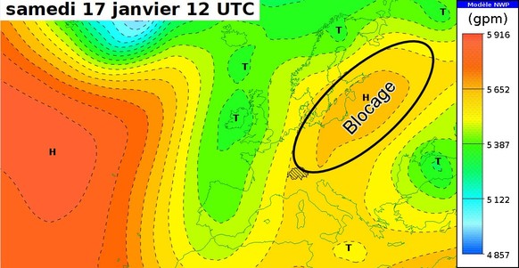 Wetter Schweiz: Blockade über Osteueropa