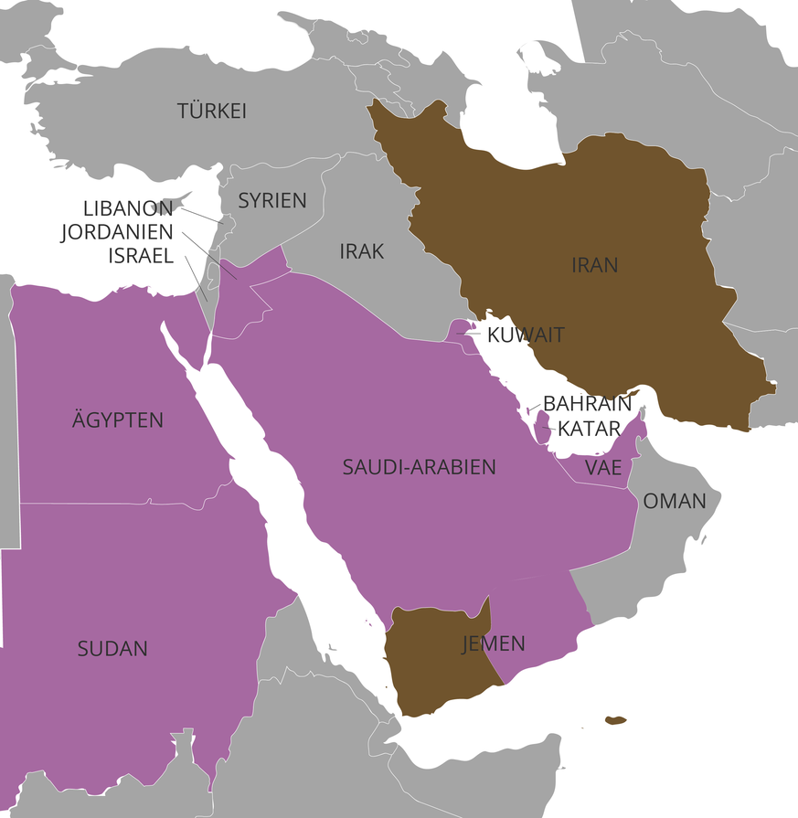 Die Huthi-Rebellen werden durch den schiitischen Iran unterstützt.