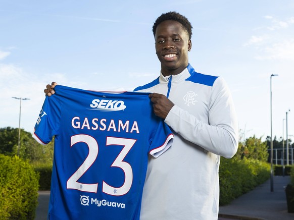 Rangers have signed Djeidi Gassama from Sheffield Wednesday. Rangers Signing - St George s Park, Burton, Staffordshire, England - 15 Jul 2025Burton St George s Park Staffordshire, England United Kingd ...