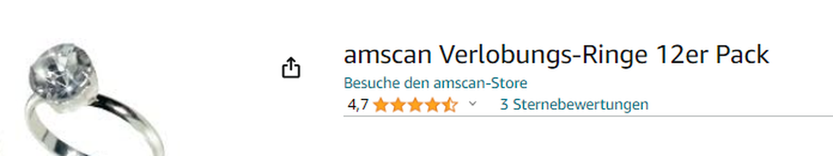 Faildienstag: Verlobungsringe 12er-Pack