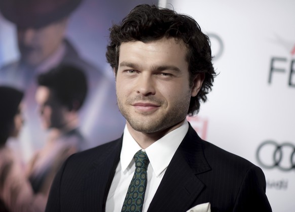 FILE - In this Nov. 10, 2016 file photo, Alden Ehrenreich arrives at the world premiere of &quot;Rules Don&#039;t Apply&quot; in Los Angeles. The young Han Solo Star Wars spinoff, starring Ehrenreich  ...