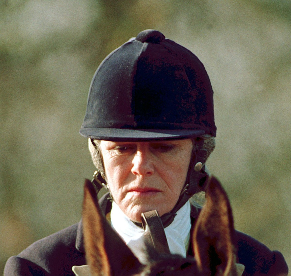 Camilla Parker Bowles hunting with the Duke of Beafort Hounds close to the home of Prince Charles' Highgrove House at Tetbury, Gloucestershire. (Photo by Barry Batchelor - PA Images/PA Images via ...