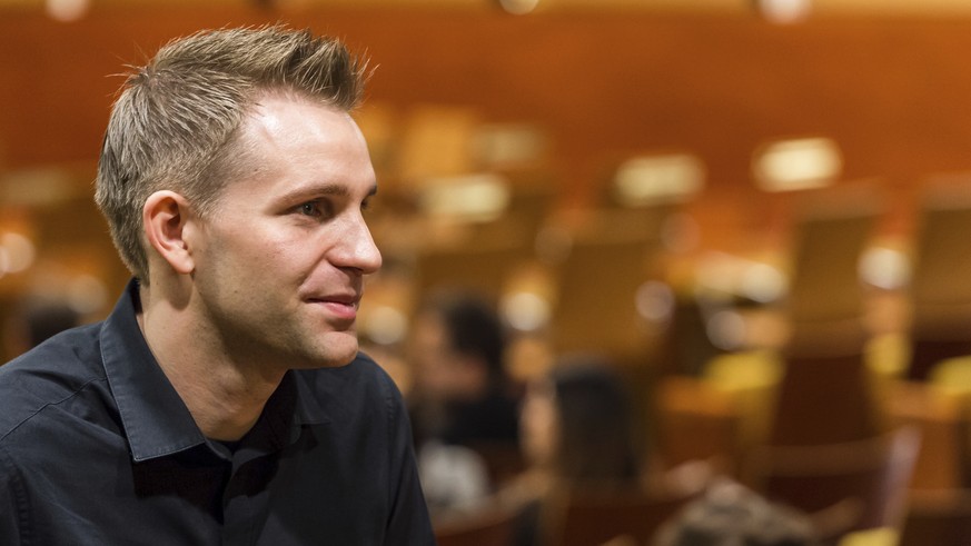 FILE - In this Oct. 6, 2015 file photo Austria&#039;s Max Schrems listens to a ruling at the European Court of Justice in Luxembourg. The Austrian activist has launched a European watchdog organizatio ...