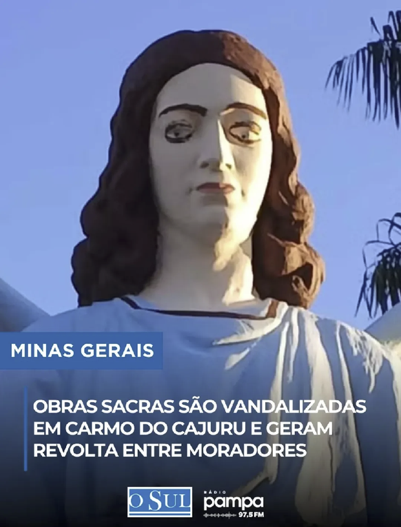 Statuen in Brasilien entstallt bei Restaurierung