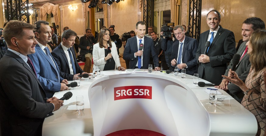 Die Elefantenrunde auf SRF.