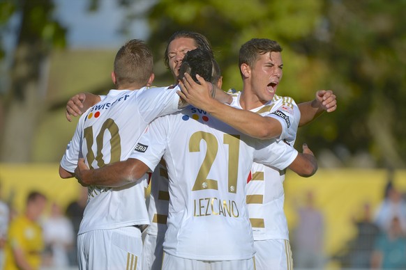 In Schauffhausen konnte der FC Luzern endlich wieder jubeln.