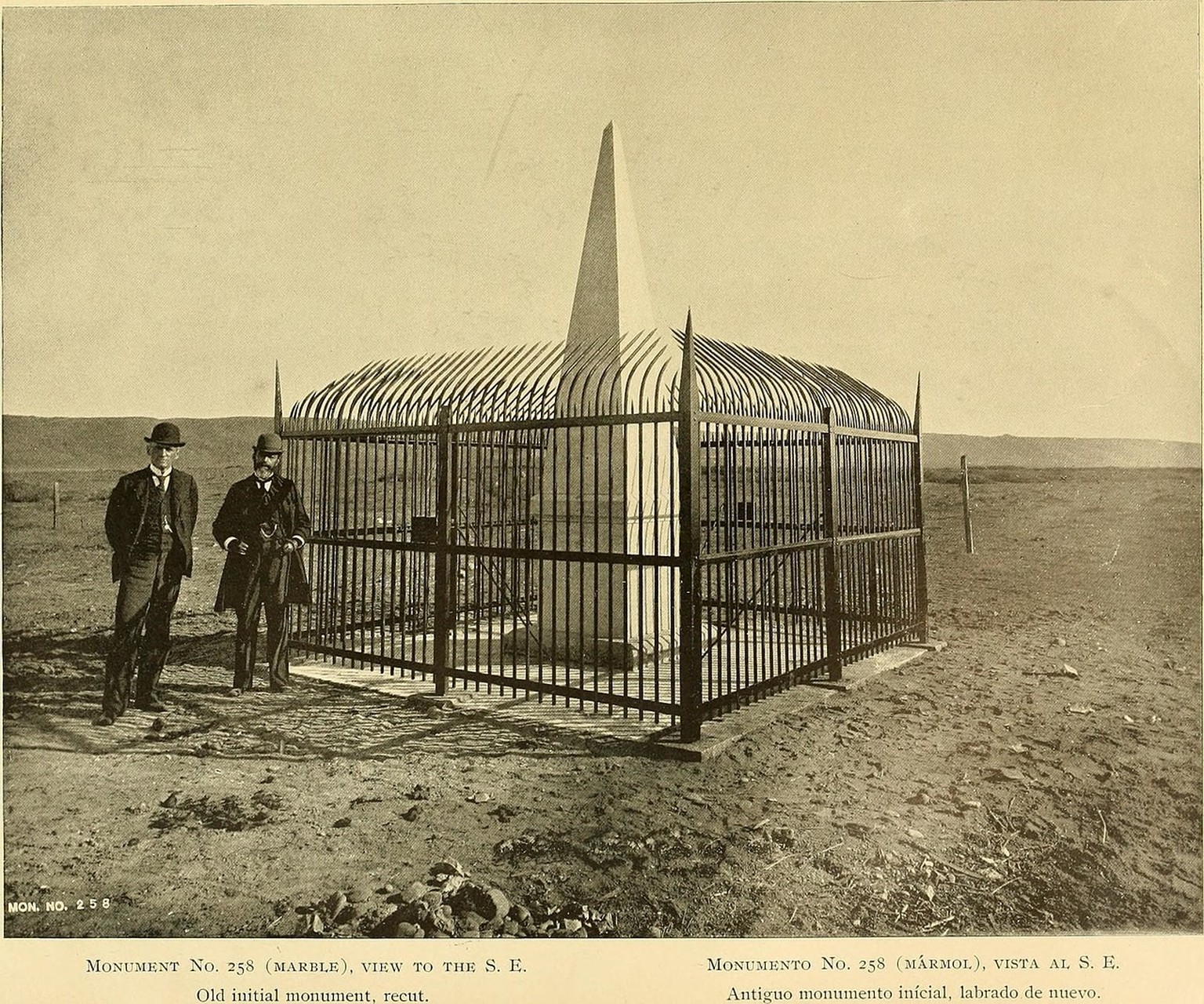 Initial Point of Boundary Between U.S. and Mexico in the 1890s