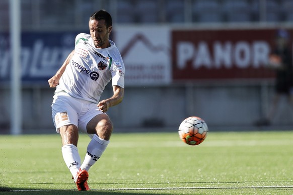 16.07.2016; Thun; Fussball Testspiel - FC Thun - Neuchatel Xamax FCS; Raphael Nuzzolo (Xamax) (Christian Pfander/freshfocus)