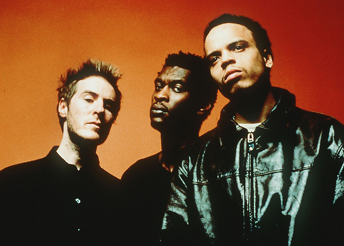 Das Handout zeigt die britische Band 'Massive Attack'. Nach einer Pause von vier Jahren hat die Band, die zu den Vaetern der Stilrichtung 'TripHop' gehoert, mit 'Mezzanine ...