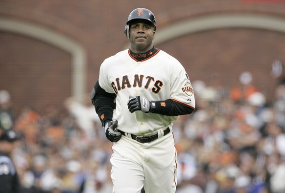 FILE - San Francisco Giants&#039; Barry Bonds runs during the All-Star baseball game in San Francisco, Tuesday, July 10, 2007. (AP Photo/ Jeff Chiu, File)
Hall of Fame-Veterans Committee Changes Baseb ...