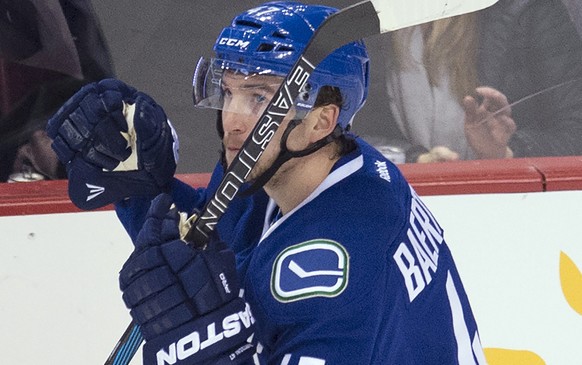Sven Bärtschi war bereits letzte Saison für die Canucks im Einsatz.