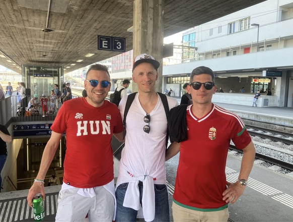 «Ihr seid eine Eishockey-Nation» Ungarns Fans sind zufrieden.